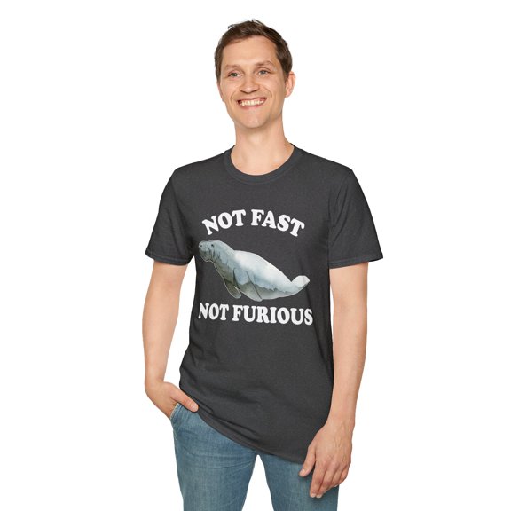 Not Fast Not Furious, Gildan Unisex Softstyle T-Shirt, Graphic Tee, S-3XL