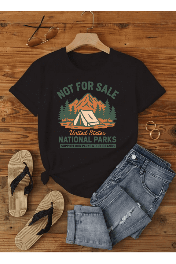 Not For Sale National Parks Nature Lovers Retro Graphic Design Unisex T-Shirt V14495 up to Size 5XL