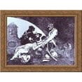 thumbnail image 1 of Not For Those 24x18 Gold Ornate Wood Framed Canvas Art by Francisco Goya, 1 of 2