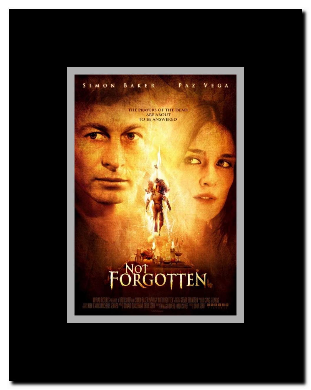 Not Forgotten Framed Movie Poster