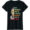 thumbnail image 1 of Not Fragile Like A Flower But A Bomb Ruth Ginsburg RBG T-Shirt, 1 of 3