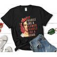 thumbnail image 1 of Not Fragile Like A Flower Fragile Like A Bomb Funny Vintage T-Shirt, Frida Kahlo Shirt, Frida Kahlo Feminist Shirt, Stronger Feminist Shirt, 1 of 2