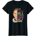 thumbnail image 1 of Not Fragile Like a Flower Fragile Like a Bomb RBG Ruth Bader T-Shirt, 1 of 3
