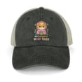 thumbnail image 1 of Not Friendly, Do Not Touch Black Hat Adjustable Funny Fashion Unisex Baseball Cap for Men Women, 1 of 7