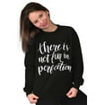 thumbnail image 1 of Not Fun Perfection Inspirational Women Plus Size Crewneck Sweatshirt Brisco Brands 3X, 1 of 5