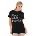 thumbnail image 1 of Not Fun Perfection Inspirational Women's Graphic T Shirt Tees Brisco Brands L, 1 of 5