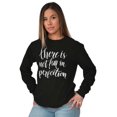 thumbnail image 1 of Not Fun Perfection Inspirational Women's Long Sleeve T Shirt Brisco Brands X, 1 of 6