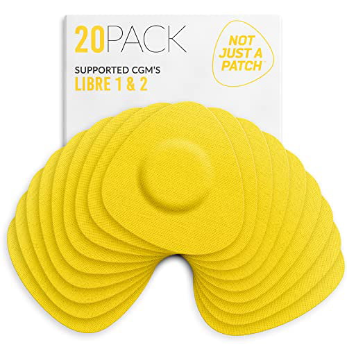 Skin Grip CGM Patches for Medtronic Guardian Sensor (20-Pack), Waterproof &  Sweatproof for 10-14 Days, Pre-Cut Adhesive Tape, Continuous Glucose