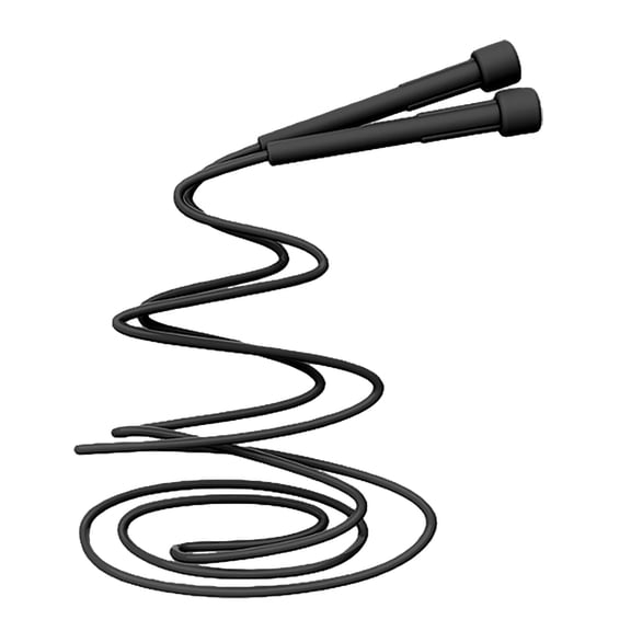 Not Knotted Skipping Rope Adjustable Length Jump Rope Rapid Speed Skipping Rope for Body Fitness, Fats Burning, Boxing