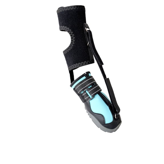 Not Knuckling Boot Brace with Reel for Dogs, Corrective Shoe to Lift Toes Safely
