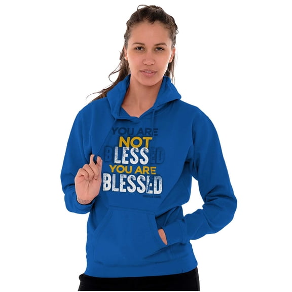 Not Less You Are Blessed Christian Hoodie Sweatshirt Women Men Brisco Brands S