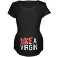 thumbnail image 1 of Not Like A Virgin Maternity Soft T Shirt Black X-LG, 1 of 1