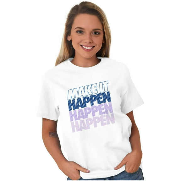 Not Luck Hard Work Workout Motivation Women's Graphic T Shirt Tees Brisco Brands S