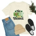 thumbnail image 1 of Not Lucky Just Blessed St Patrick's Day Unisex Jersey Short Sleeve Tee, 1 of 10