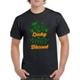 thumbnail image 1 of Not Lucky Just Blessed T-Shirt Men -Image by Shutterstock, Male 3X-Large, 1 of 4