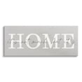 thumbnail image 1 of Not Much But It's Home Sign Inspirational Graphic Art Gallery Wrapped Canvas Print Wall Art, 1 of 7