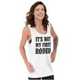 thumbnail image 1 of Not My First Rodeo Horseback Riding Tank Top T Shirts Men Women Brisco Brands S, 1 of 6