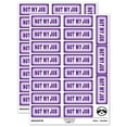 thumbnail image 1 of Not My Job Reversed Sticker Set - Purple - Matte Finish - 2.00" Large, 1 of 7