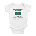 thumbnail image 1 of Not Only Am I Perfect, I'm Bangladeshi Too! Cute Baby Bodysuit (White, 6-12 Months), 1 of 5