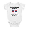 thumbnail image 1 of Not Only Am I Perfect, I'm Dominican Too! Baby Bodysuit Newborn Clothes Outfits (White, 3-6 Months), 1 of 5