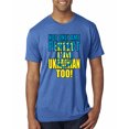 thumbnail image 1 of Not Only Am I Perfect I'm Ukrainian Too! Mens Premium Tri Blend T-Shirt, Vintage Royal, Medium, 1 of 4