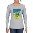 thumbnail image 1 of Not Only Am I Perfect I'm Ukrainian Too! Womens Graphic Long Sleeve T-Shirt, Heather Grey, X-Large, 1 of 4