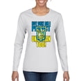 thumbnail image 1 of Not Only Am I Perfect I'm Ukrainian Too! Womens Graphic Long Sleeve T-Shirt, White, Medium, 1 of 4