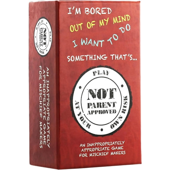 Not Parent Approved- The Hilarious Family Game Night Card Game for Kids, Teens, Tweens, The Perfect Funny Christmas Birthday Gift for Boys and Girls