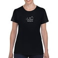 thumbnail image 1 of Not Planning To Shower Shaped T-Shirt Women -Smartprints Designs, Female Medium, 1 of 4