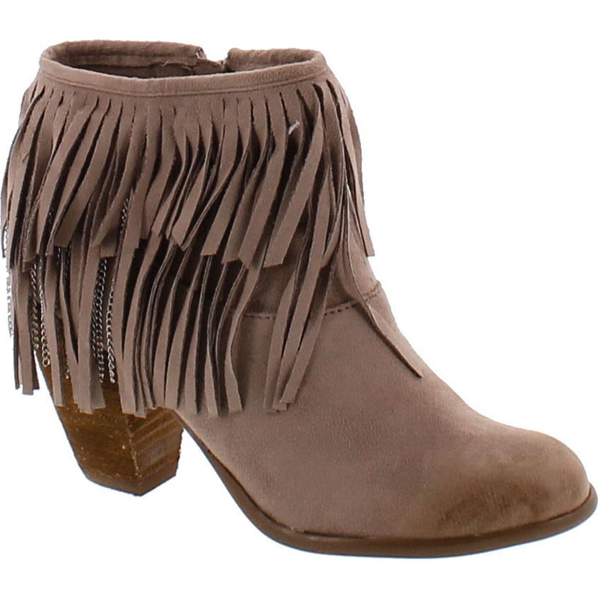 Not Rated Women s Auriga Ankle Fringe Bootie Walmart