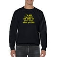 thumbnail image 1 of Not Responsible For My Face Sweatshirt Men -Smartprints Designs, Male 4X-Large, 1 of 4