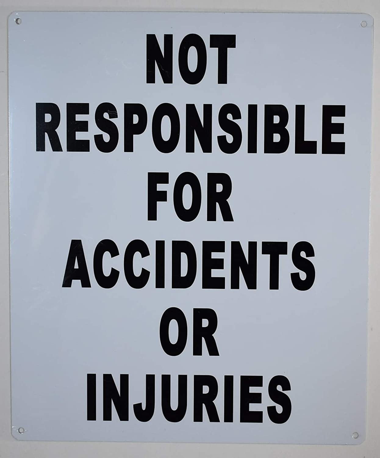 Inspiring Not Responsible For Accidents Photos