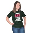 thumbnail image 1 of Not Shy Don't Like You Sarcasm Funny Women's Graphic T Shirt Tees Brisco Brands S, 1 of 6