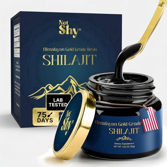 Not Shy Himalayan Shilajit Resin Gold Grade Pure Shilajit 1-Count 30g