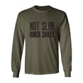 thumbnail image 1 of Not Slim Kinda Shady Adult Long Sleeve T-shirt, 1 of 3
