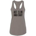 thumbnail image 1 of Not Slim Kinda Shady Racerback Tank, 1 of 2
