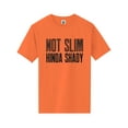 thumbnail image 1 of Not Slim Kinda Shady Short Sleeve Neon T-Shirt, 1 of 1