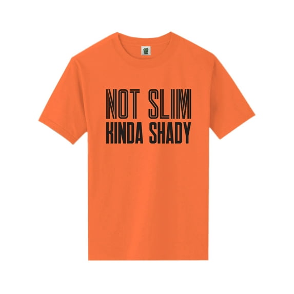 Not Slim Kinda Shady Short Sleeve Neon T-Shirt