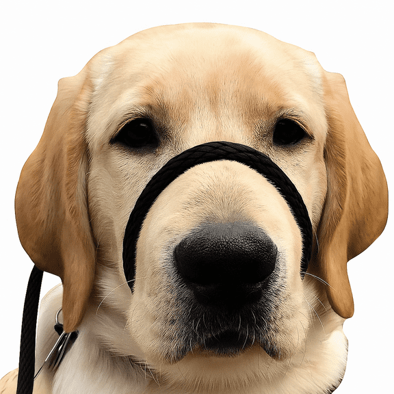 "Not So Fast Rover" One Size Fits All No Pull Head Halter (Black)