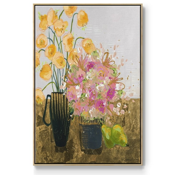 Not So Still Life Framed Premium Gallery Wrapped Canvas - Ready to Hang