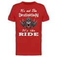 thumbnail image 1 of Not The Destination, The Ride  T-Shirt Men -Image by Shutterstock, Male x-Large, 1 of 2