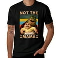 thumbnail image 1 of Not The Mama' Fan Shaped Mens T Shirts Cotton Short Sleeve T-Shirt Crew Neck Tees Casual Shirt, 1 of 5