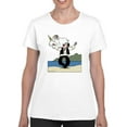 thumbnail image 1 of Not The Time For Dancing T-Shirt Women -Wilfred Hildonen Designs, Female Large, 1 of 4