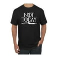 thumbnail image 1 of Not Today Arya Dagger GoT Thrones Mens Pop Culture Graphic T-Shirt, 1 of 1