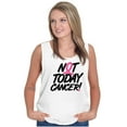 thumbnail image 1 of Not Today Breast Cancer Awareness BCA Womens Plus Size Graphic Tank Top Brisco Brands 3X, 1 of 5