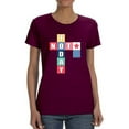 thumbnail image 1 of Not Today Crossword Design T-Shirt Women -Image by Shutterstock, Female 5X-Large, 1 of 4