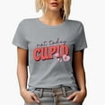 thumbnail image 1 of Not Today Cupid, Anti Valentines Day Art Merch Gift, Heather Grey T-Shirt, Small, 1 of 5