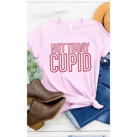 Not Today Cupid Graphic Tee T-Shirt