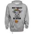 thumbnail image 1 of Not Today Heifer Beer Holder Tailgate Hoodie Sweatshirt Unisex Large Oxford, 1 of 4
