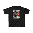 thumbnail image 1 of Not Today! Leo Chenal #54 Football Cartoon Kids Heavy Cotton Tee-KFTLC001B-Black-XS, 1 of 3